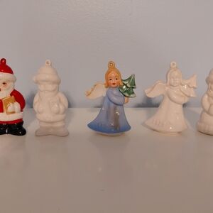 Goebel Annual Ornaments Set - Red, White, Blue, Cream